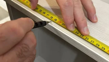 Шаблон для сверления ручки шкафа 1