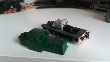 Т334 - Тепловоз в масштабе HO 1:87 7