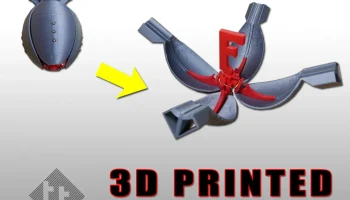 Бомба F, напечатанная на 3D-принтере