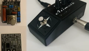 Azimuth OD - корпус гитарной педали Overdrive + комплект ..