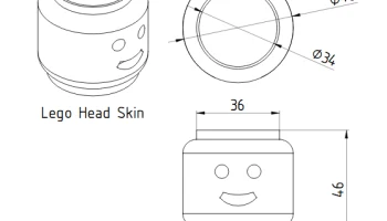 Окраска блока подвески велосипеда Trifold Smiley Lego Hea... 2