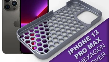 Iphone 13 Pro Max - чехол-футляр в форме шестиугольника.....