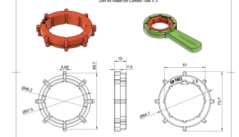 Ключ для открывания канистр 1-60 л (DIN 45/DIN 51/DIN 61,.. 6