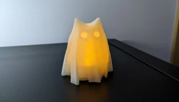 Cute Cat Ghost (светодиодная чайная лампа)... 2