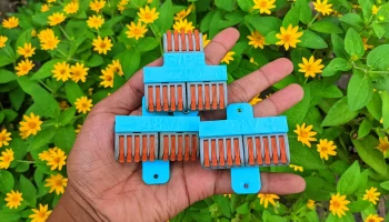 Крепление WAGO PCT 415 + зажим для DIN-рейки........
