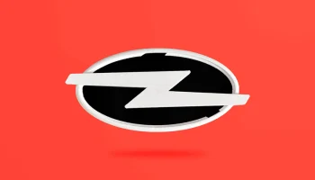 Значок болта / эмблема в стиле Opel для KIA............