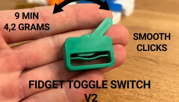 Fidget Toggle Switch Clicker V2 - печать на месте...... Fidget Toggle Switch Clicker V2 - печать на месте......