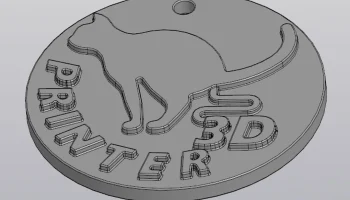 Брелок для ключей с 3D-принтером Cat......... 2