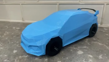Низкополигональная Honda Civic Type-R