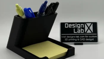Наклонная ручка и держатель для заметок - designx-lab.com...
