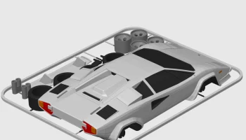 Карточка комплекта Lamborghini Countach (известна из филь... 2