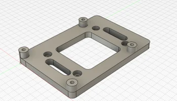 Крепление RPI с 2 подвесками DIN