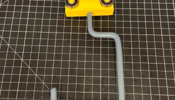 Тележка Unistrut для использования с крюками по дереву....