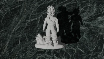 Броли и Гоку Dragon Ball Z #16 оптимизированы для 3D-печа... 1
