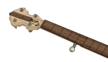 3DP BANJO: 5-струнное горное банджо, распечатанное на 3D-при 5