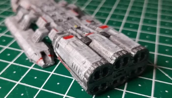 BSG Battlestar Artemis Масштаб 1:9000 3
