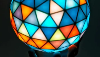 Геодезические(k) светодиодные сферы RGB 6