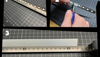 LED Wandleuchte Inspiriert durch Nanoleaf Lines 2