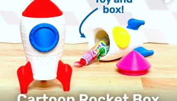 Cartoon Rocket Box (игрушка и коробка/подарочная коробка)...