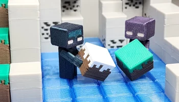Набор мини-фигурок Enderman в стиле Minecraft, карточка/б... 1