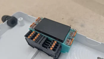 Крепление на DIN-рейку HLK-10M12 PSU 2