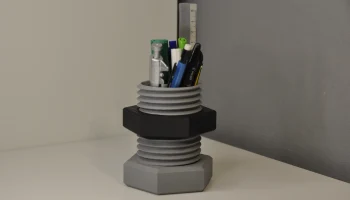 Stiftehalter im Schrauben Design- Винтовая подставка для ... 6