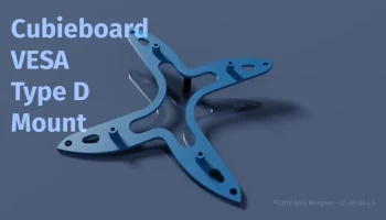 Крепление Cubieboard VESA Type D (100 мм)