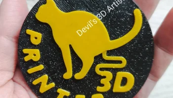 Брелок для ключей с 3D-принтером Cat.........
