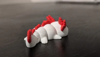 Аксолотль - брелок с шарнирной фигуркой... 6