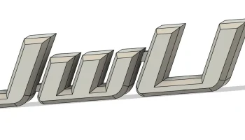 Автомобильный значок UwU 1
