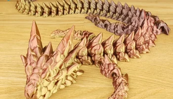 Полностью шарнирный Flexi Dragon с возможностью печати на.. 2