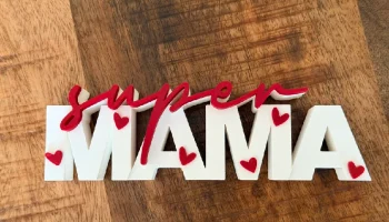 Знак Супер Мама | Декор ко Дню матери | 3D-печатный подар.. 3