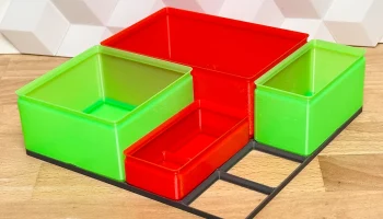 Gridfinity Box (быстрая печать, облегченная версия, меньш... 2