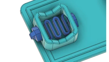 Универсальный механизм пружинной защелки для 3D-печати (б... 5