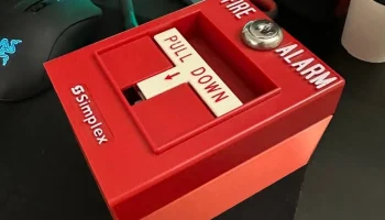 Задняя коробка Simplex Pull Station со слотом D1 Mini ESP..