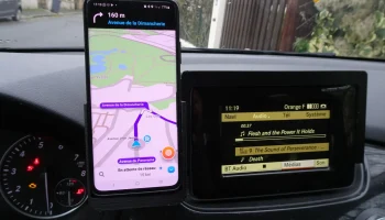 Mercedes Class B W246 держатель для телефона на экран (Galax