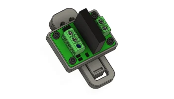 Держатель DIN-рейки для Omron SSR 1