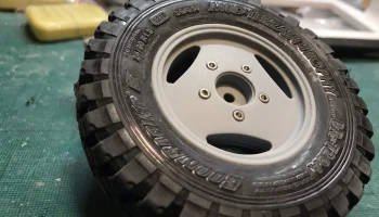 1.9 Диски (колеса) для радиоуправляемого Range Rover, шес...