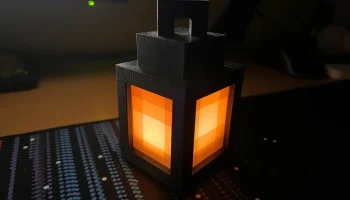 Фонарь Minecraft - Arduino WiFi NeoPixel