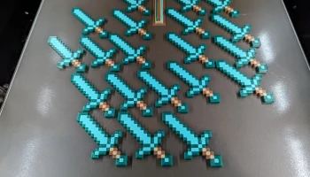 Инструменты Minecraft Многоцветный 1