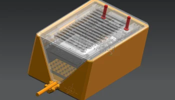 Корпус для ESP32 NodeMCU + I2C-адаптер-плата........