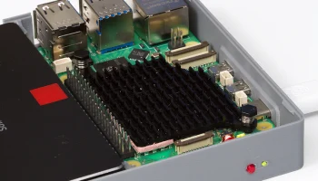 Корпус для двух твердотельных накопителей Raspberry Pi-5 4