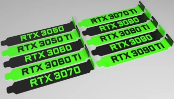 Крышки слотов PCI/PCI-E для Nvidia GeForce RTX 3000 серии...