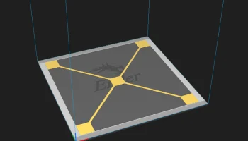 Тест Ender 3/pro/v2/s1 на уровне кровати 1