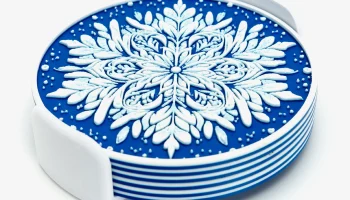 Подставки со снежинками 4