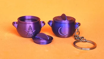 Тайник с волшебным котлом - крошечный горшок с секретами 5