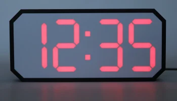 7-сегментные светодиодные часы 1