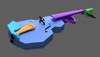 Модульная скрипка, 4-струнная скрипка V4 1