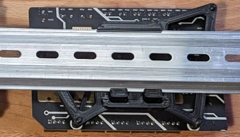 Зажим и прокладки для крепления на DIN-рейку SKR Mini E3 .. 1