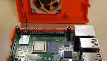 Корпус Raspberry Pi 4 Model B со встроенным вентилятором 2